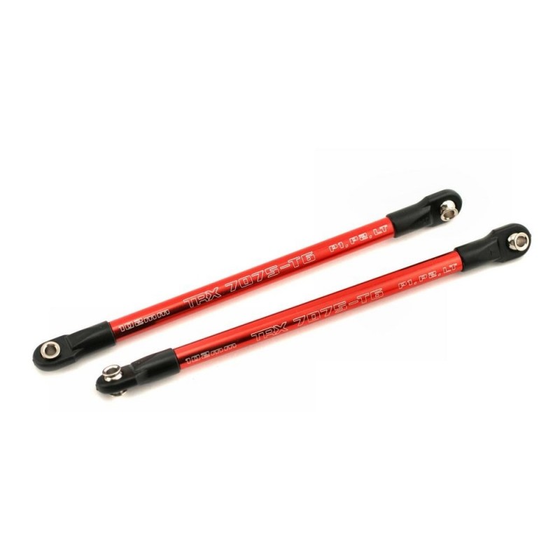 Traxxas renforts de chassis alu anodises rouge (2) 5318X - FLASH RC