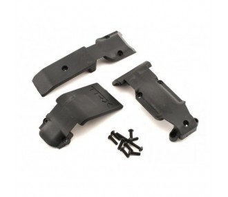 Piezas de repuesto para coches RC - Placas de protección de plástico Traxxas delantera y trasera (2) 5337 - FLASH RC