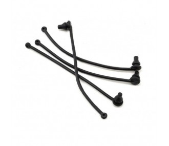 Traxxas clips de carrosserie noirs (4) 5750 - FLASH RC