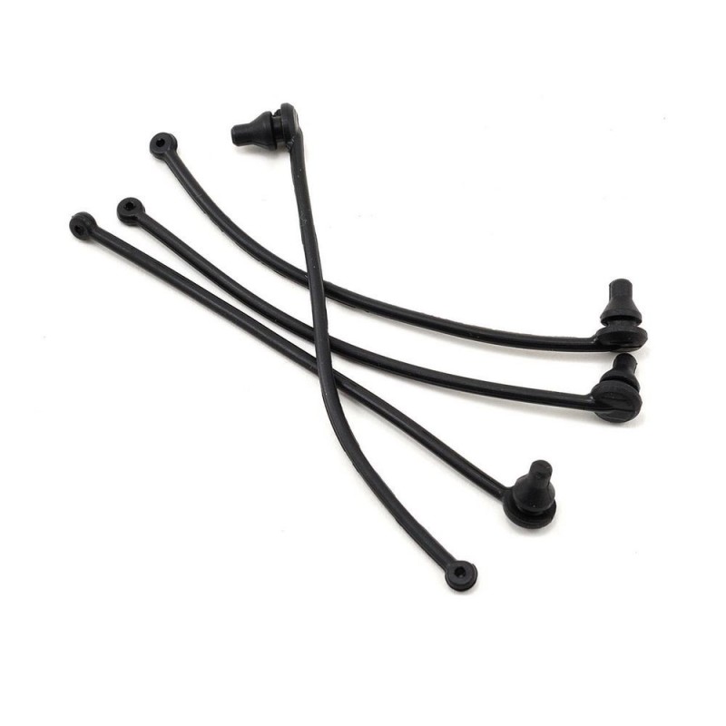 Ersatzteile RC-Cars - Traxxas Karosserieclips schwarz (4) 5750 - FLASH RC