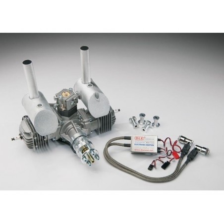 Motores de gasolina - Motor de gasolina de 2 tiempos DLE-60 - Motores Dle - FLASH RC