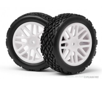 RC car parts - MAVERICK front rims + s2 evo tires - MV22622 - FLASH RC