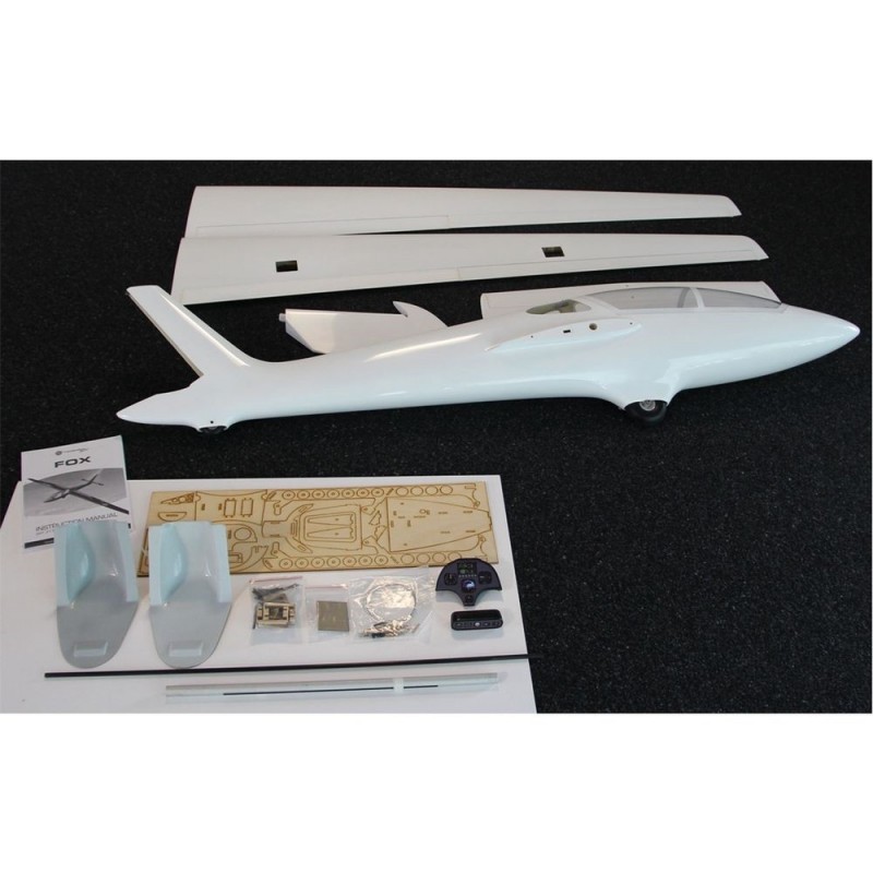 Motoveleros RC - Robbe MDM-1 Fox planeador blanco de fibra de vidrio ARF aprox.3,50 m - FLASH RC