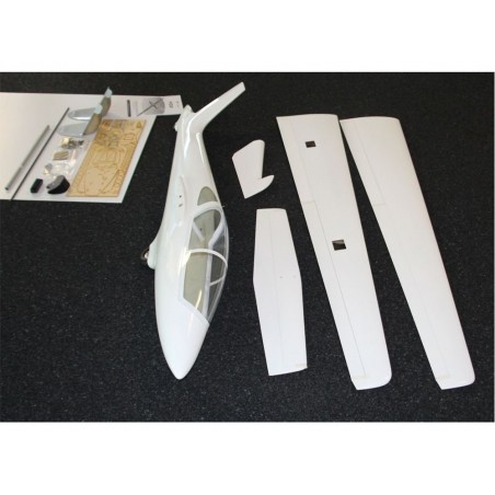 Motoalianti RC - Robbe MDM-1 Fox aliante bianco in fibra di vetro ARF circa 3,50 m - FLASH RC