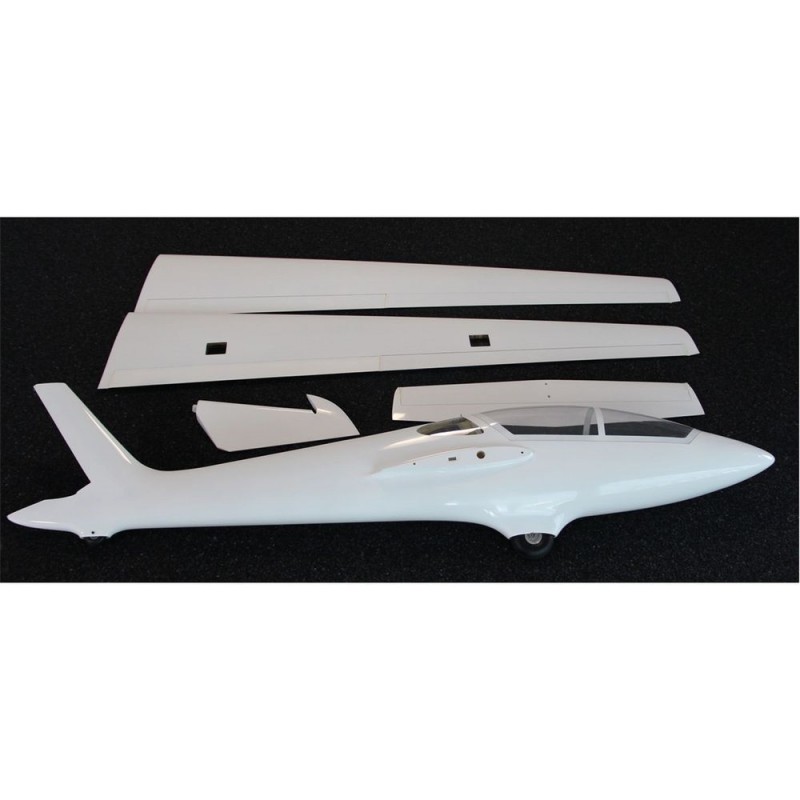 RC Motorgliders - Motorglider Robbe MDM-1 Fox white fiberglass ARF approx.3,50 m - FLASH RC