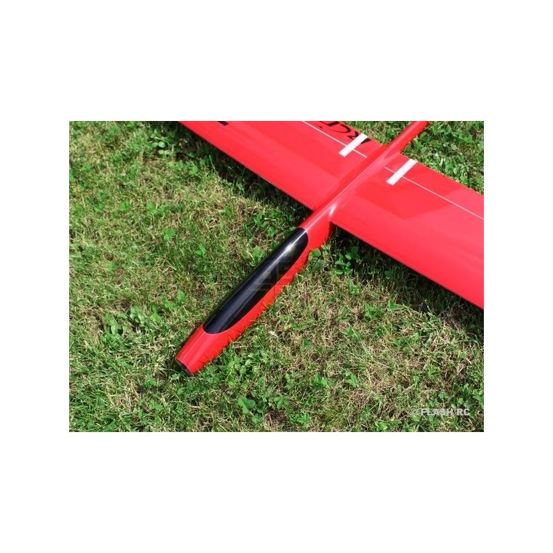 Motoplaneurs RC - E-Tomcat Full carbone 2.60m rouge & noir RCRCM - FLASH RC