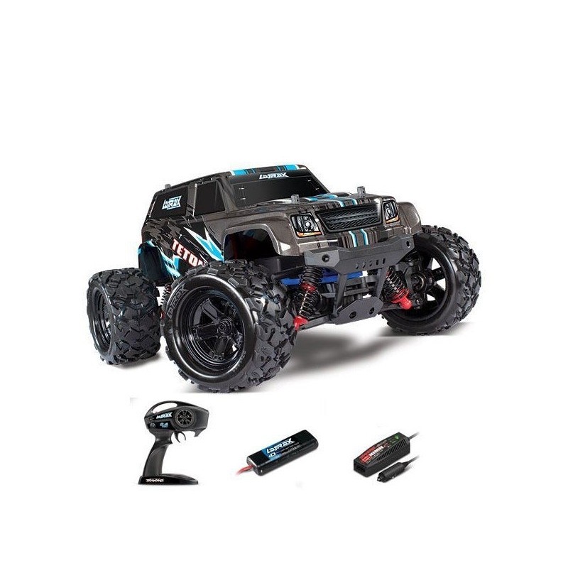 Geländetaugliche RC-Autos - LATRAX Teton Schwarz 4WD brushed Radio 2.4Ghz RTR 76054-1-BLK - FLASH RC