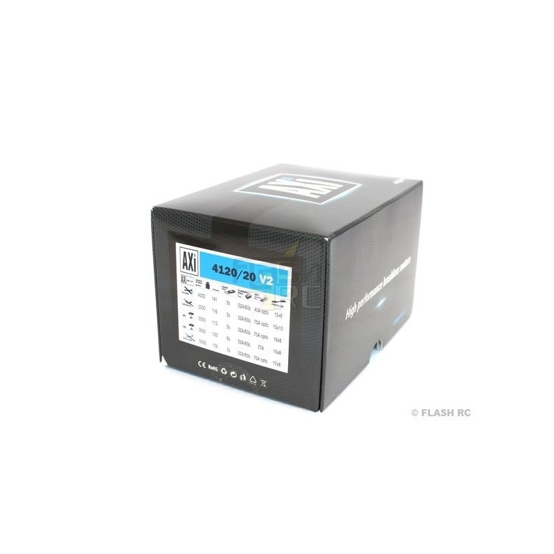 Outrunner - AXI 4120/20 V2 GOLD LINE Motor (315g, 465kv, 1160W) - FLASH RC