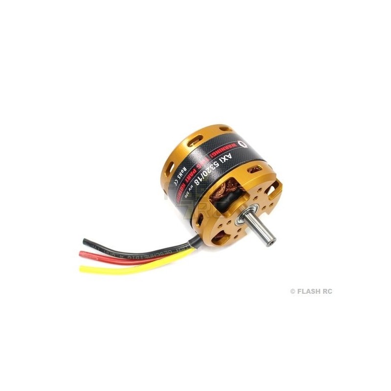 Outrunner - AXI 5320/18 V2 GOLD LINE Motor (515g, 370kv, 1850W) - FLASH RC