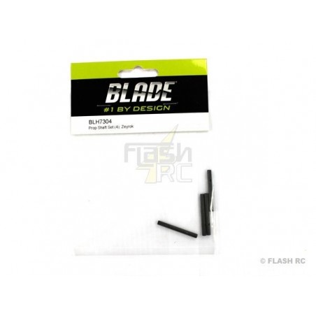 Pièces détachées drones - BLH7304 - Set d arbres d hélices (4) - Blade Zeyrok E-Flite - FLASH RC