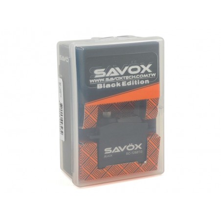 Servi - Savox SC-1258TG standard black edition digital servo (52g, 12kg.cm, 0.08s/60°) - FLASH RC