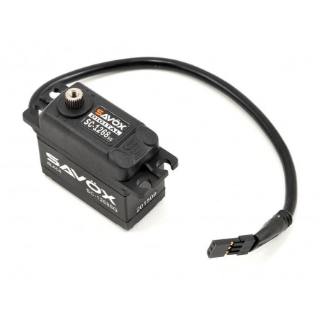 Servos - Savox SC-1268SG standard black edition digital servo (62g, 26kg.cm, 0.11s/60°) - FLASH RC