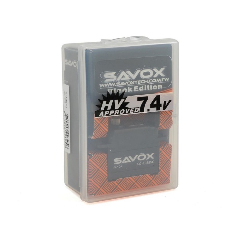 Servo numérique black edition standard Savox SC-1268SG (62g, 26kg.cm, 0.11s/60°) - FLASH RC
