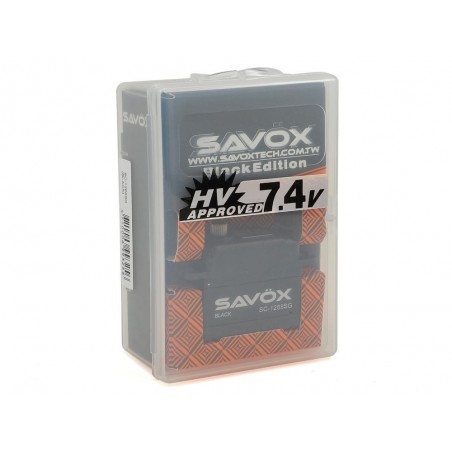 Servo numérique black edition standard Savox SC-1268SG (62g, 26kg.cm, 0.11s/60°) - FLASH RC