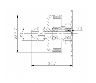 Interior - Motor sin escobillas DM2205L (26g, 1600kv, 90W) Pro-Tronik - FLASH RC 2