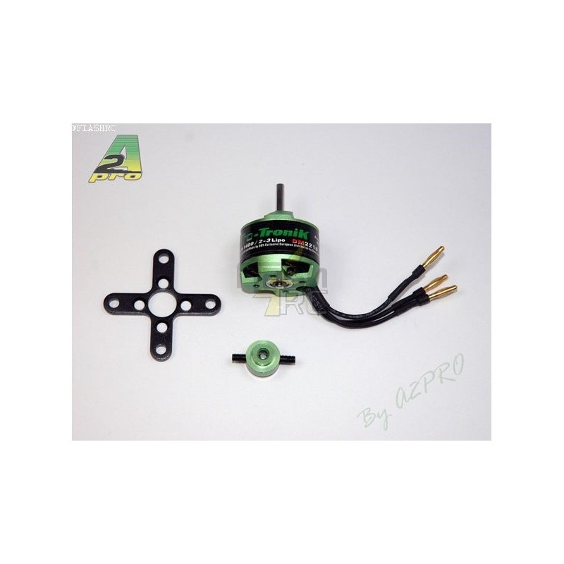 Outrunner - Motore brushless DM2210 (43g, 1400kv, 120W) Pro-Tronik - FLASH RC