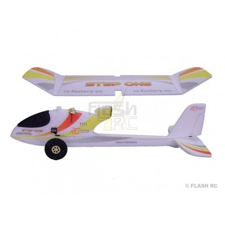 Aviones RC para principiantes - Avión RC Factory Step-One aprox.0.85m - FLASH RC