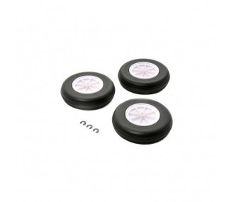 Carbon-Z T-28 - Roues (3) - FLASH RC