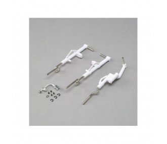Landing gear kits - CZ T-28 - Landing gear leg cover with steering arm, nose wheel and screws - FLASH RC