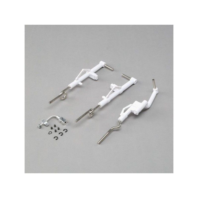 Landing gear kits - CZ T-28 - Landing gear leg cover with steering arm, nose wheel and screws - FLASH RC