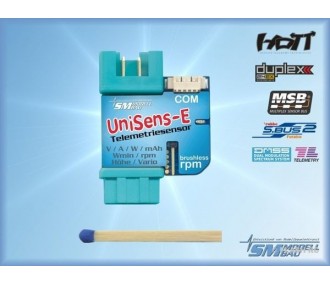 Andere Module & Telemetrie - Unisens-E 140A / MPX-Modul (Vario, Spannung, RPM, etc.) SM-ModeLLBAU - FLASH RC