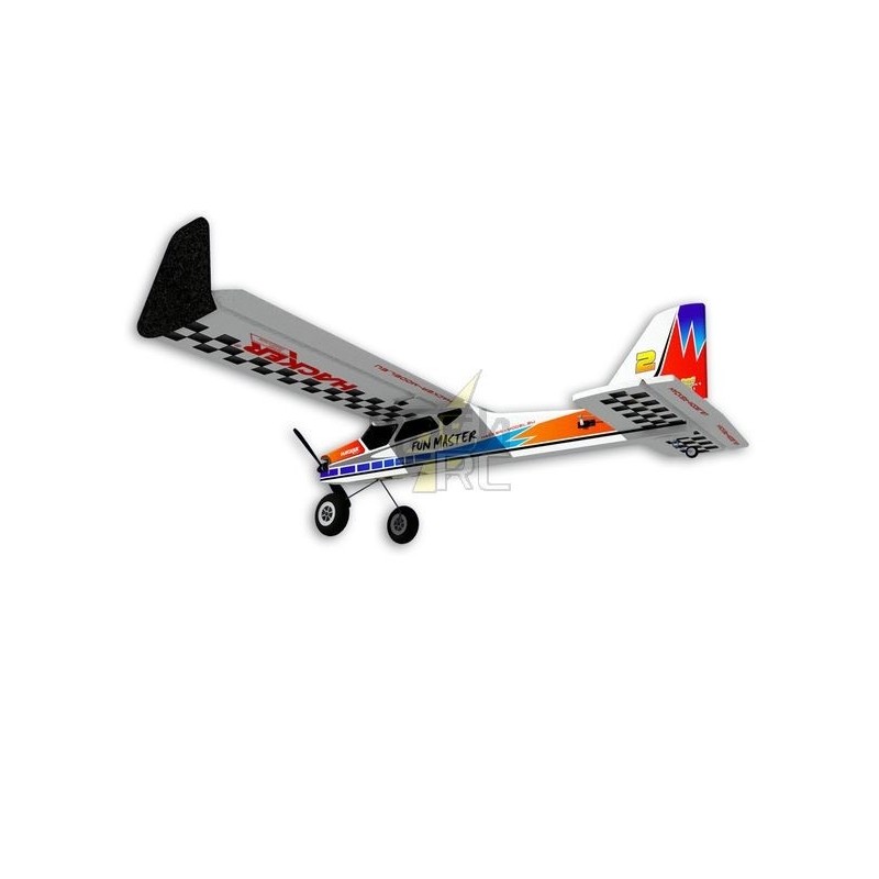 Beginner RC planes - Hacker plane model Fun Master blue ARF approx.1.20m (1.30m) - FLASH RC