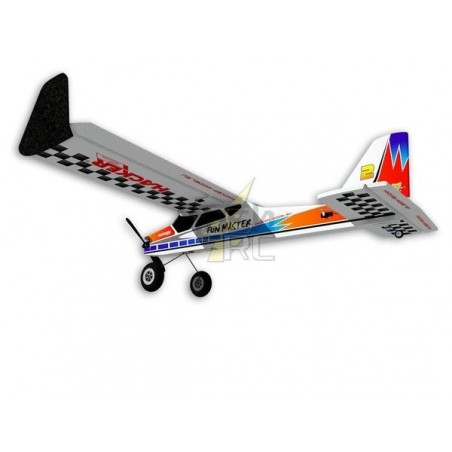 Avion Hacker model Fun Master bleu ARF env.1.20m (1.30m) - FLASH RC