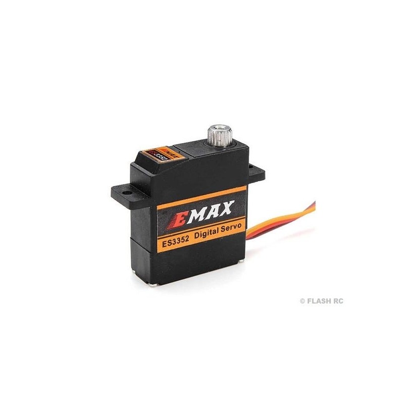 Servos - Digitales Flügelservo EMAX ES3352 MG (12.5g, 2.8kg/cm, 0.12s/60°) - FLASH RC