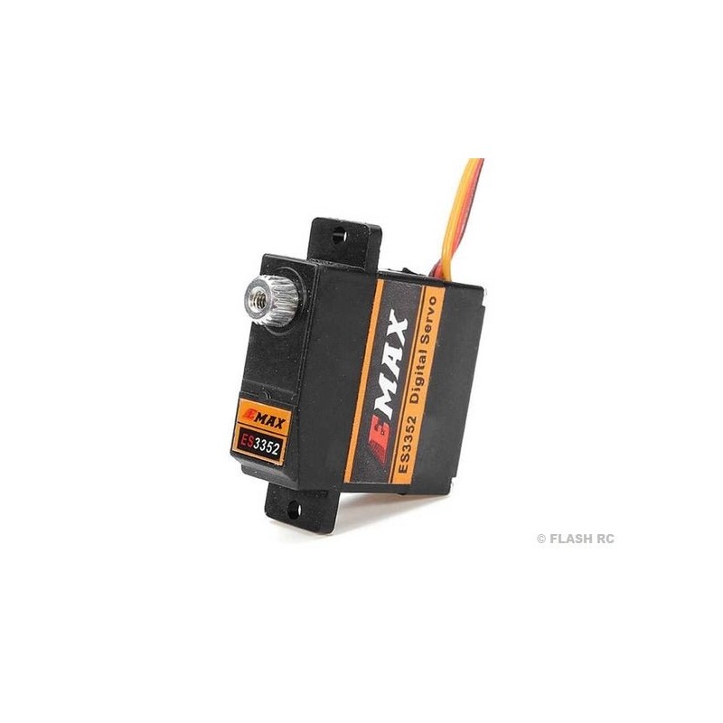 Servo numérique aile EMAX ES3352 MG (12.5g, 2.8kg/cm, 0.12s/60°) - FLASH RC