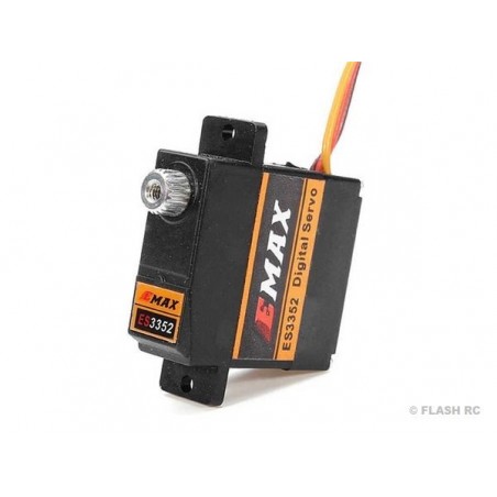 Servos - EMAX ES3352 MG digital wing servo (12.5g, 2.8kg/cm, 0.12s/60°) - FLASH RC