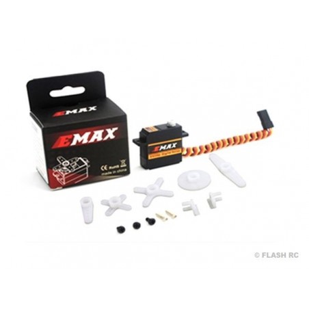 Servos - EMAX ES3352 MG digital wing servo (12.5g, 2.8kg/cm, 0.12s/60°) - FLASH RC