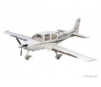 Flugzeug Dynam SR22 White PNP ca. 1.40m