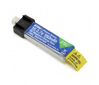 Baterías propulsión aviones RC - E-flite lipo 1S 3,7V 150mAh 25C EFLB1501S25 - FLASH RC