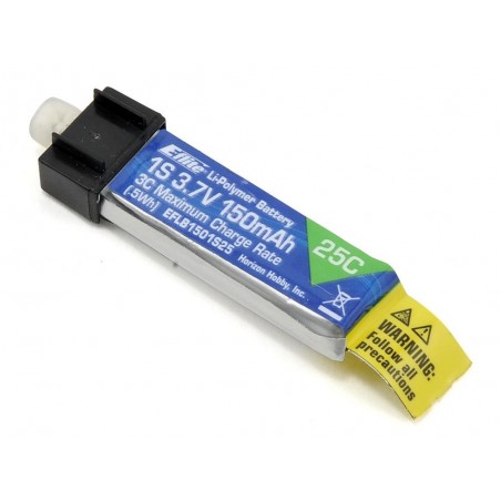 Batterie di propulsione per aerei RC - E-flite lipo 1S 3,7V 150mAh 25C EFLB1501S25 - FLASH RC