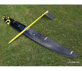 Planeadores RC - Strega 2 todo fibra aprox. 2.73m amarillo y negro RCRCM - FLASH RC 2