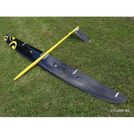 RC Gliders - Strega 2 all fiber approx. 2.73m yellow & black RCRCM - FLASH RC