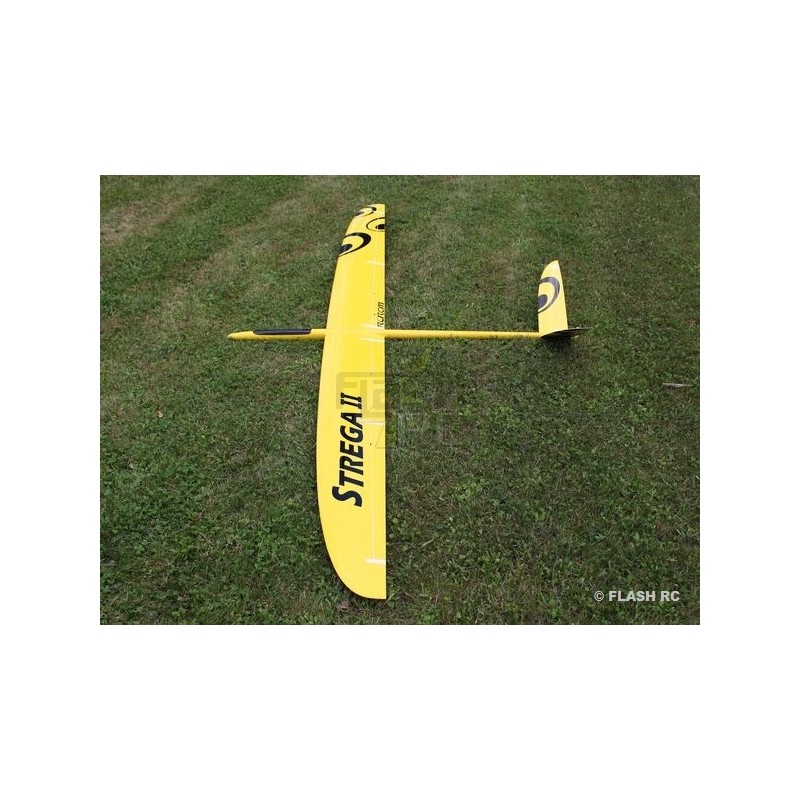 Planeurs RC - Strega 2 tout fibre env. 2.73m jaune & noir RCRCM - FLASH RC