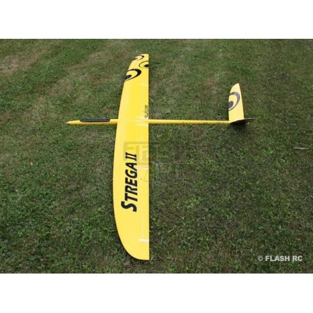 Planeadores RC - Strega 2 todo fibra aprox. 2.73m amarillo y negro RCRCM - FLASH RC