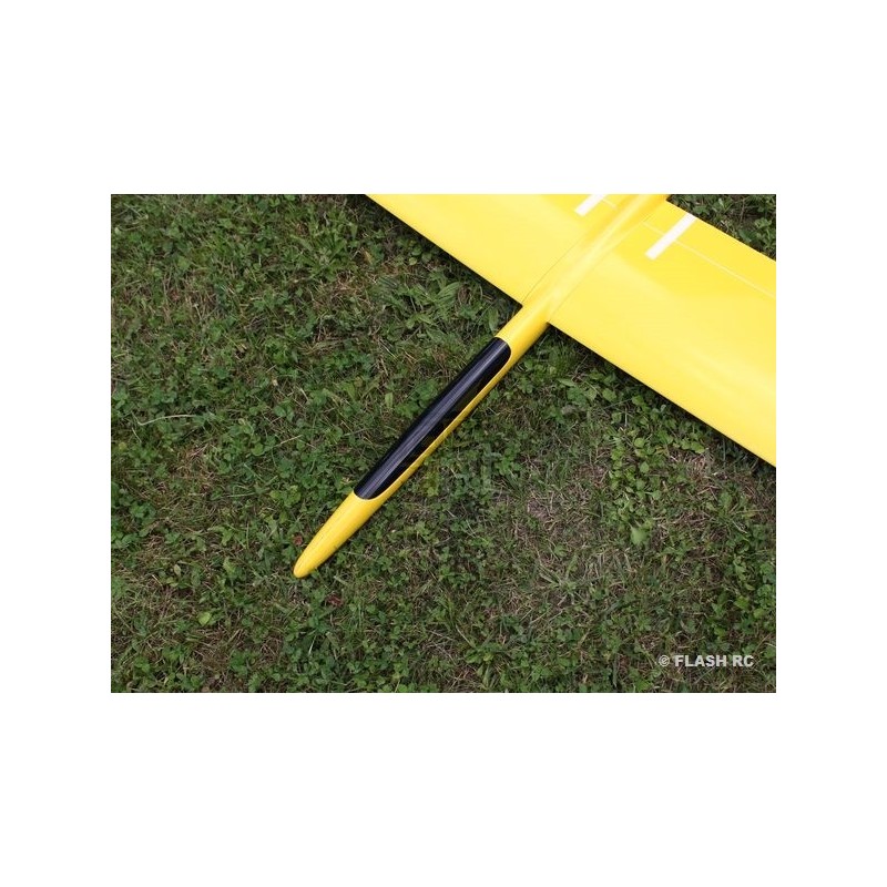Planeadores RC - Strega 2 todo fibra aprox. 2.73m amarillo y negro RCRCM - FLASH RC