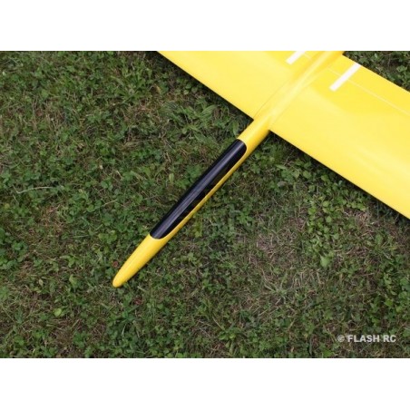 RC-Segelflugzeuge - Strega 2 Vollfaser ca. 2.73m gelb & schwarz RCRCM - FLASH RC