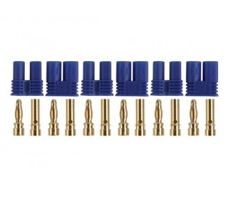 Prise EC2/EC3/EC5/DC3 - Prise EC2 male+femelle (3 paires) - Amass - FLASH RC