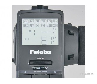 Funkfernsteuerungen - Funkgerät Futaba 3PV 2.4GHZ + R203GF S-FHSS - FLASH RC 2