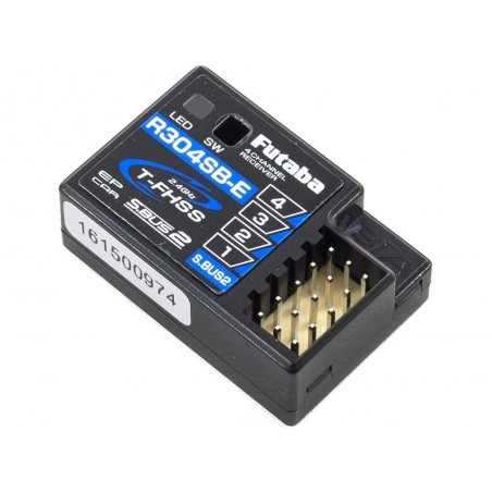 2.4GHz S-FHSS/FHSS/T-FHSS FUTABA - R304SBE T-FHSS 2.4GHZ Receptor Futaba - FLASH RC
