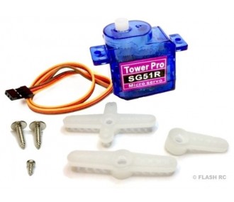 Servo Micro SG51R 5g numérique Towerpro - FLASH RC 2