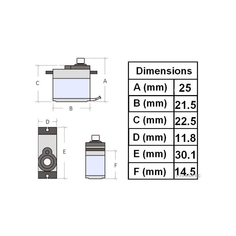 Servo Micro SG51R 5g numérique Towerpro - FLASH RC
