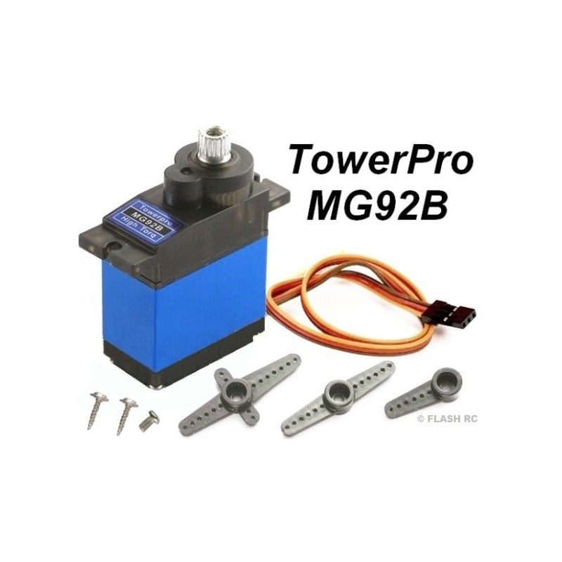 Servos - Servo MG92B digital metal Towerpro - FLASH RC