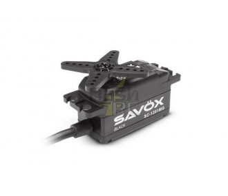 Servos - Savox SC-1251MG low profile black edition digital servo (44g, 9kg.cm, 0.09s/60°) - FLASH RC 2