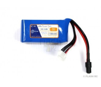 Baterías de propulsión de aviones RC - Hyperion G5 SV lipo 4S 14.8V 1100mAh 70C xt60 socket - FLASH RC