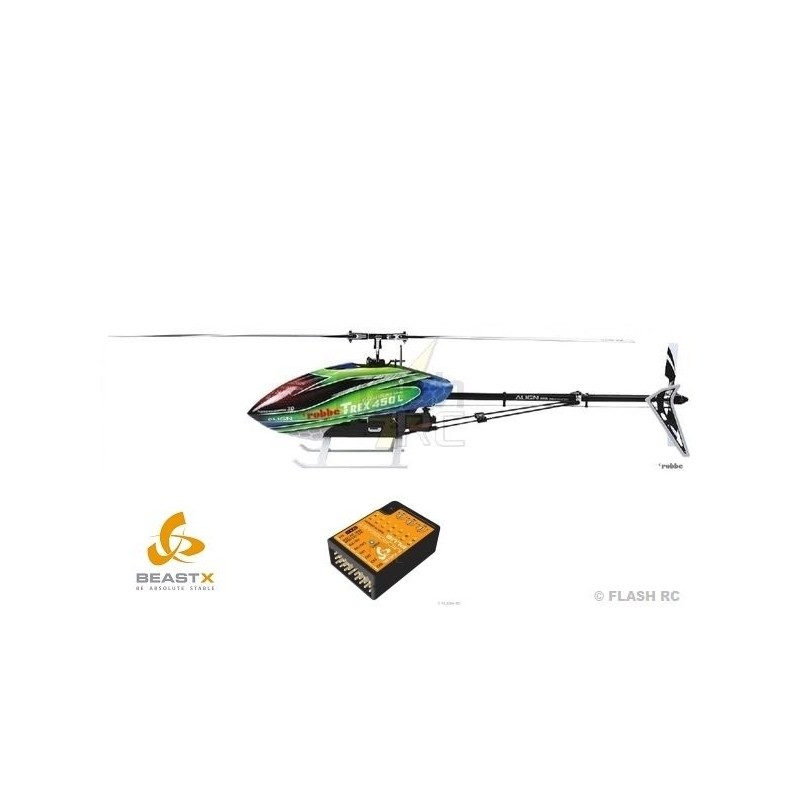 RC-Hubschrauber - Align T-REX 450L Dominator Combo 6S mit Beast X (RH45E21B) - RC FLASH