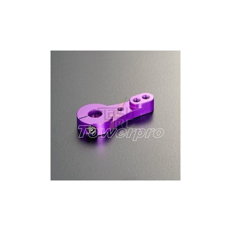 Palonnier alu Violet 24 mm Futaba - Towerpro - FLASH RC